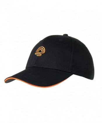 sunpirit Embroidered Black Baseball Cap For Men and Women Adjustable Buckle Strap - CG18808XIT5