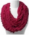 Scarfand's Cut-Out Infinity Scarf - Burgundy - CE11CUL9OP1