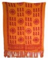 Yoga Om Hare Rama Hare Krishna Meditation Prayer Shawl Scarf Stole (Yellow) - CQ11BLI2MFD