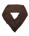 Brown Chunky Triangle Infinity Scarf in Cold Weather Scarves & Wraps