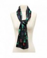 Christmas Tree - Christmas Scarf w/ Gift Box By Crown - Tree Black - C81284RGYLV