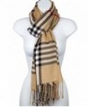 Pashmina Scarf Plaid Checker Pattern in Wraps & Pashminas