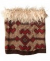 Womens Gaucho Funnel Scarf Zig Tribal