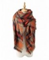 Achillea Womens Oversized Tartan Blanket