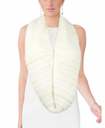 Dahlia Womens Knit Infinity Scarf in Fashion Scarves