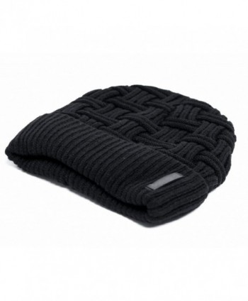 BCOCOB Winter Knitting Slouchy Beanie in Men's Skullies & Beanies