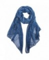 Chiffon Embroidery Bandanna Lightweight Scarves in Fashion Scarves