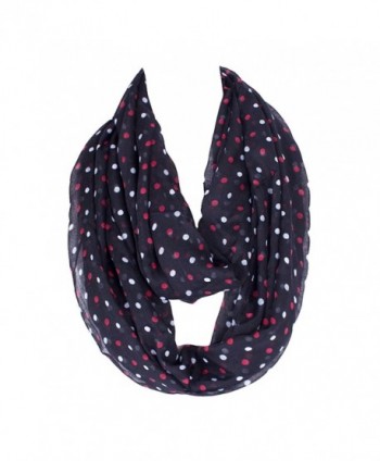 Women scarfs soft lightweight fashion infinity scarfs blue under 10 - Black1 - CD12EP4Y5AX