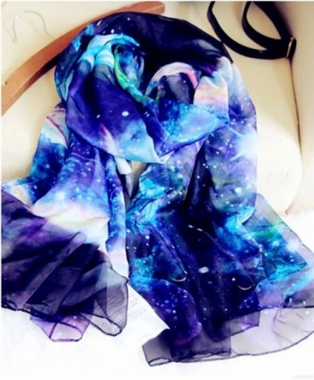 JOYJULY Starry Printing Chiffon Scarves