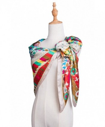 Amymode Flowers Champagne Oversized Pashmina