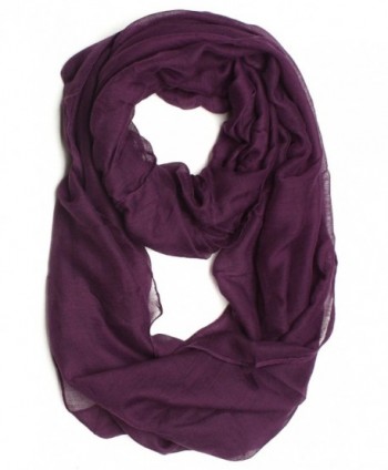 DRY77 Solid Infinity Scarf Purple