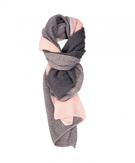 Winter Cashmere Scarves for Women Men Shawl Scarfs and Wraps - Pitting Pink - CO12N9HJ98Q