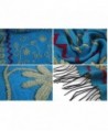 Cashmere Sweater Pashmina DodgerBlue DarkKhaki in Wraps & Pashminas