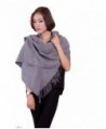 70" Long Pashmina Shawl Wraps Lambswool Scarf for Women Gift Box Idea - Grey - CT128S9N0VR