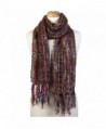 Scarfand's Multi-string Mixed Color Weave Thick Winter Long Scarf Shawl - Brown - C6187CWY5H8