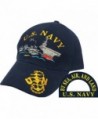 Eagle Emblems Men's US Navy Ship Fleet Embroidered Ball Cap - black - C011SRQ6MNP