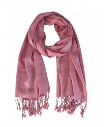 Azuri Classic Pashmina Shawl Rose