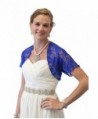 Royal Blue Lace Bolero- Lace Shrug- Wedding Shawl - Royal Blue - CY17YHHNU09