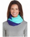 Coolibar UPF 50+ Women's Infinity Scarf - Sun Protective - Cool Aqua - CL12NTTNF61