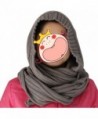 eYourlife2012 Winter Unsex Women's Knitted Hat Set 2in1 Wrap Scarf Outdoor Warm - Gray - CM11HI5S6DZ