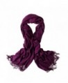 Bellonesc Cashmere Scarf Shawls for Women and Men - Purple - CX186YDR50S