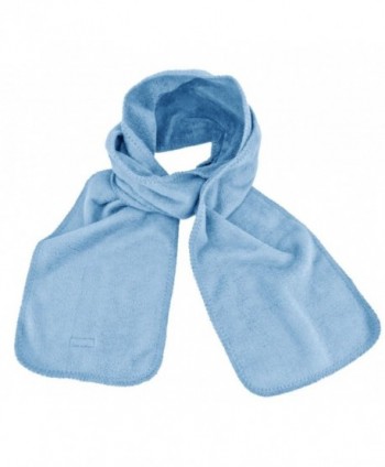 White Sierra Cozy Scarf - " Sky Blue " - C217Z6ZQZ7R