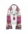 XUANOU Elegant Rhinestone Pendant Scarves