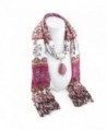 XUANOU Elegant Rhinestone Pendant Scarves in Cold Weather Scarves & Wraps