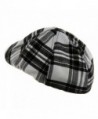 Black White Winter Cabbie Cap