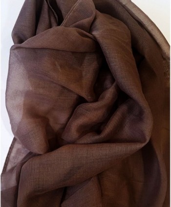 SoLine Scarves Blanket lightweight Deepbrwon in Fashion Scarves