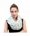 Lina & Lily Flamingo Print Women's Infinity Loop Scarf - CK11YQTJT2N