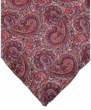 Paisley Raspberry White Silk Wild