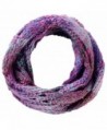 Tickled Pink Women's Luxurious Multicolored Knit Infinity - Purple - CW184WE3M5U