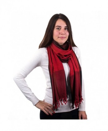 Red Black Fashion Scarf Women