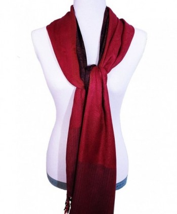 Red Black Fashion Scarf Women in Fashion Scarves