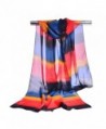 GERINLY Sheer Chiffon Scarves Womens Summer Ombre Dyeing Scarf - Color2 - CE183OAN0T7