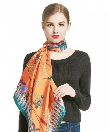 Scarf Square Scarfs Fashion Orange in Fashion Scarves