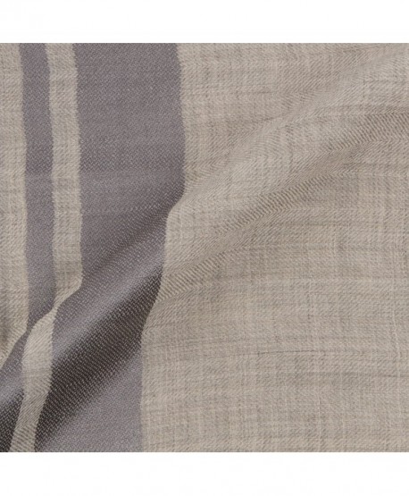 Woolberry Warm Wool Scarf Grey 100% Natural Fibers Shawl Stole Wrap Soft on Skin Women - C3186IOC0WL