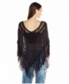 Steve Madden Womens Crochet Poncho