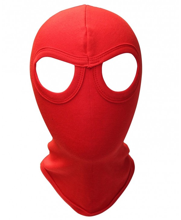 Red Eye Style Motorcycle Biker Cotton Balaclava Facemask Ski Mask - Red - CD125T57RO9