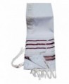 Prayer Shawls (Tallit) in Size 24" L X 72" W in Green/Gold or Maroon/Gold - CI113S8YQJT