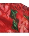 Holiday Christmas Floral Oblong Poinsettia in Fashion Scarves