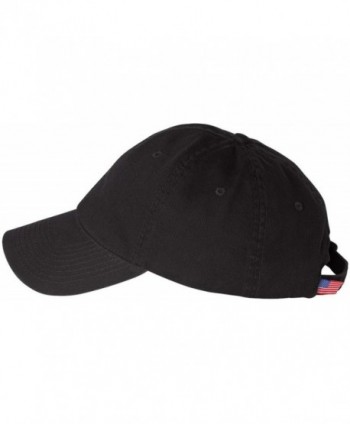 Bayside 3630 Unconstructed Washed Twill Cap - Black - CR11CYQGVIF