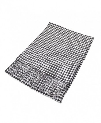 Classic Premium Houndstooth Oblong Fringe