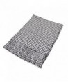 Classic Premium Houndstooth Oblong Fringe