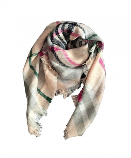 Jastore Kids Girls Boys Stylish Grid Warm Blanket Scarf Gorgeous Wrap Shawl - Color 14 - CF187MX5R8R