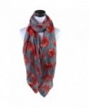 Bestpriceam Poppy Print Flower Ladies in Fashion Scarves