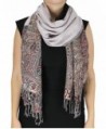 Peach Couture Paisley Reversible Pashmina