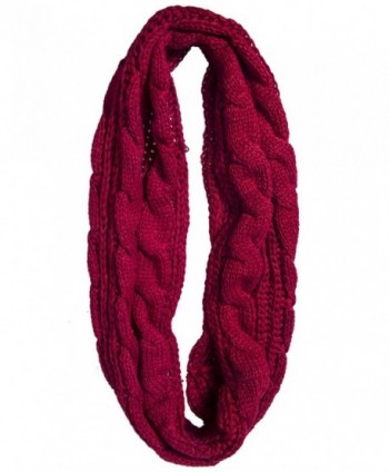 Loritta Womens Winter Ribbed Infinity in Wraps & Pashminas