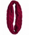 Loritta Womens Winter Ribbed Infinity in Wraps & Pashminas